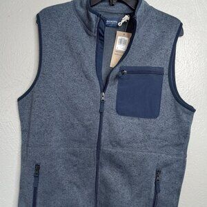 DOCKERS Mens Sweater Vest Blue Size M NWT
